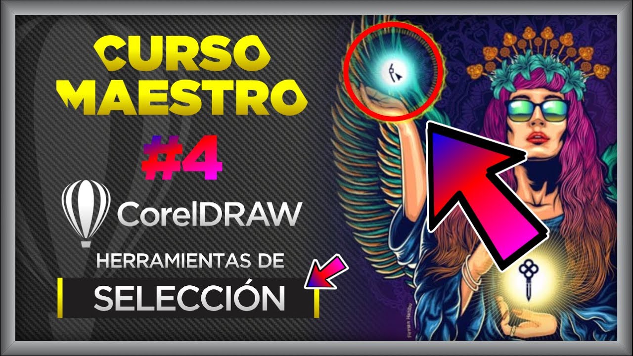CURSO COMPLETO 🔑 de CorelDraw 2022 🔧Herramientas de SELECCIÓN PARTE 4