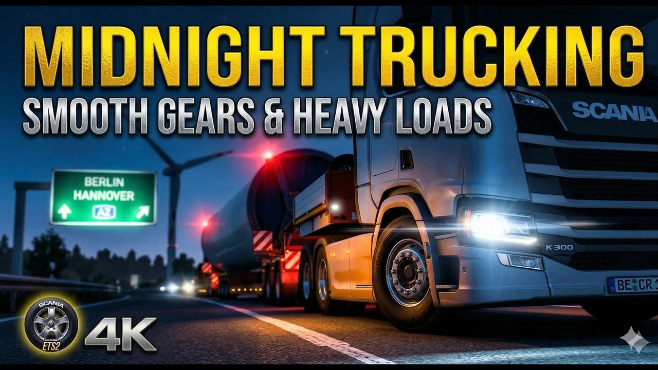 Midnight Trucking: Smooth Gears & Heavy Loads | PC GAMEPLAY