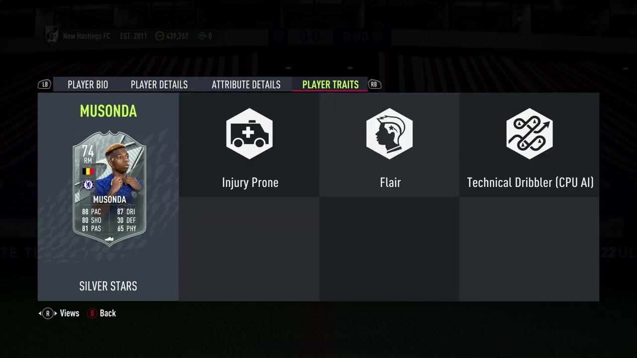 74 Charly Musonda Silver Stars SBC FIFA 22