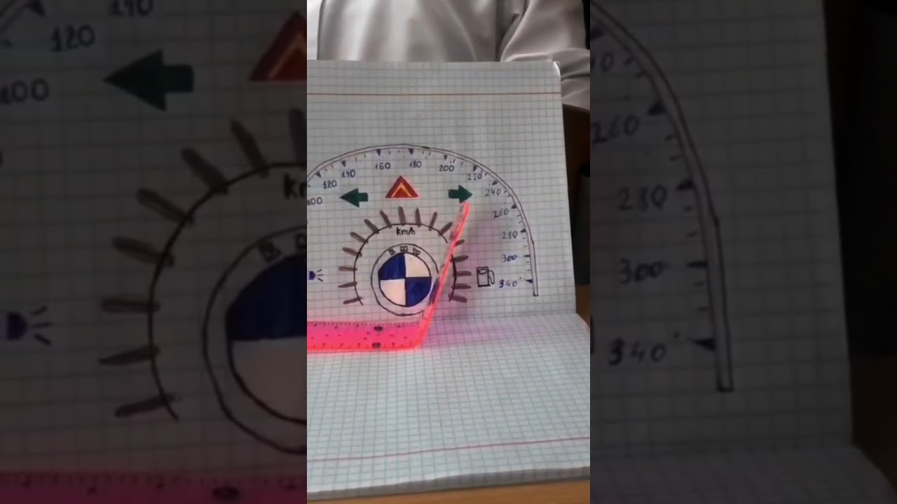 Ideaga nechi 😅 #bmw #speedometer #idea #shorts