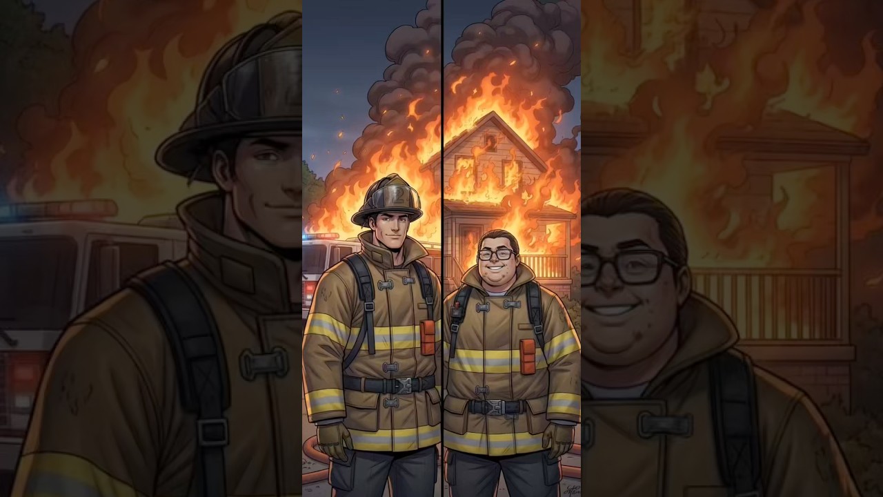 Мачо и ботан - стали пожарными #история