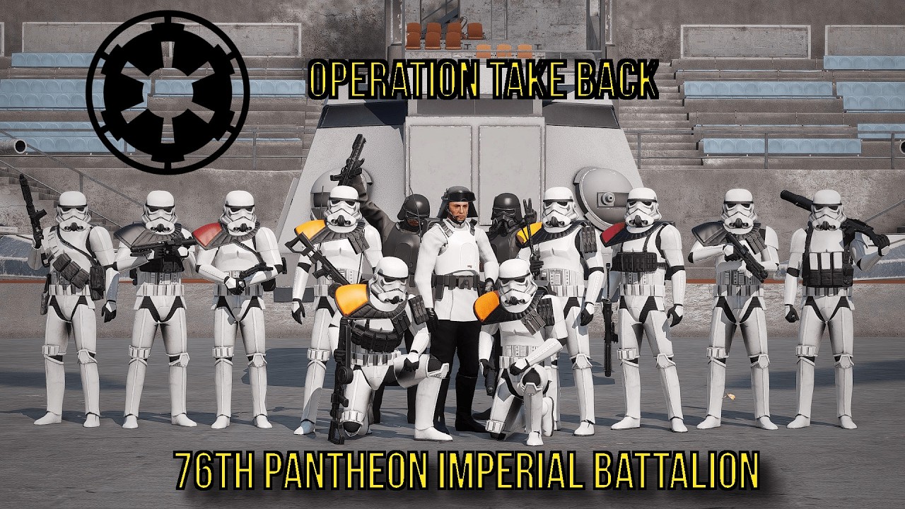 FIRST BATTLE AS A MUD TROOPER | Arma 3 Star Wars Operation! | 76th Pantheon Imperial Battalion