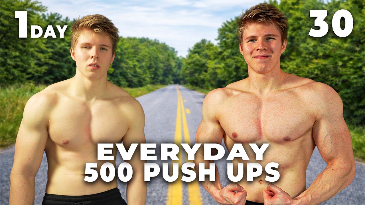 What Happens When You Do 500 Push Ups Everyday for 30 Days? (Day 0 to 15)