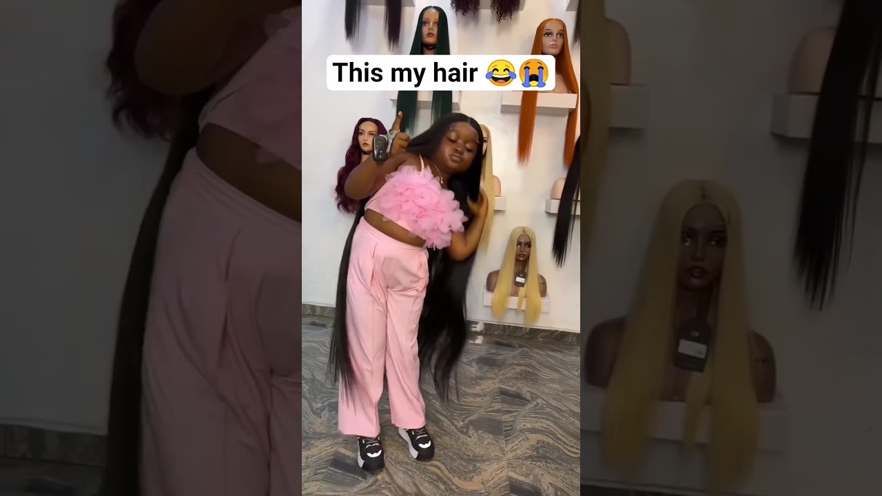 Is the hair too long or...😂 #shorts #youtubeshorts #nollywoodmovies #nollywood #nollywoodactress