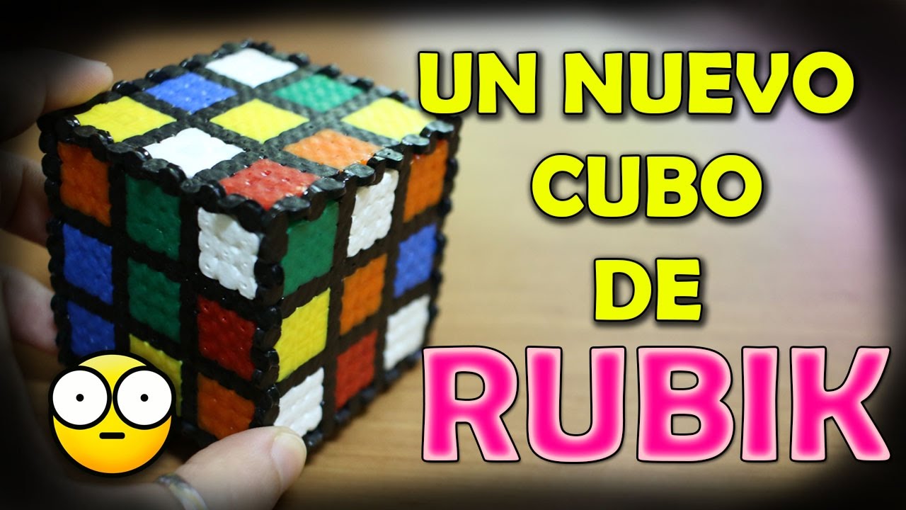 Como hacer un CUBO DE RUBIK de HAMA BEADS - Paso a paso