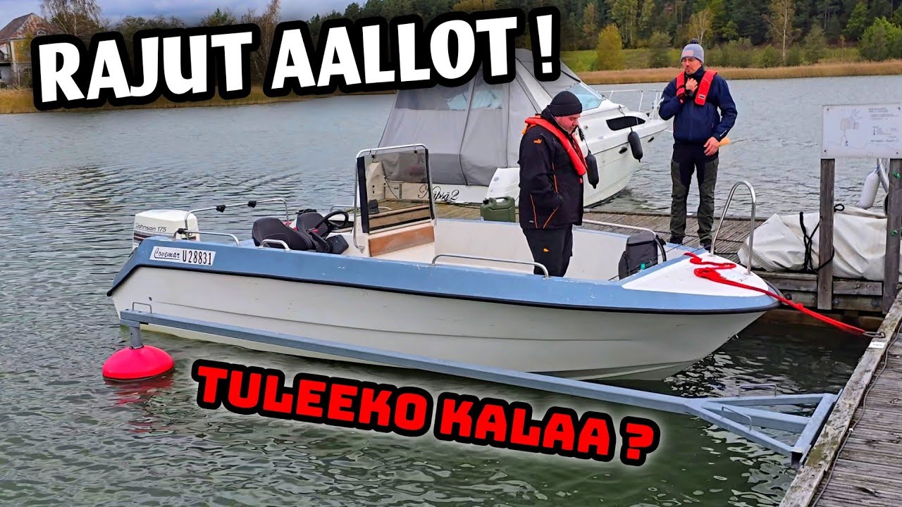 Ensimm&auml;inen Kalastus-Video! &Auml;ij&auml;-Porukalla MYRSKYYN Kalastamaan!