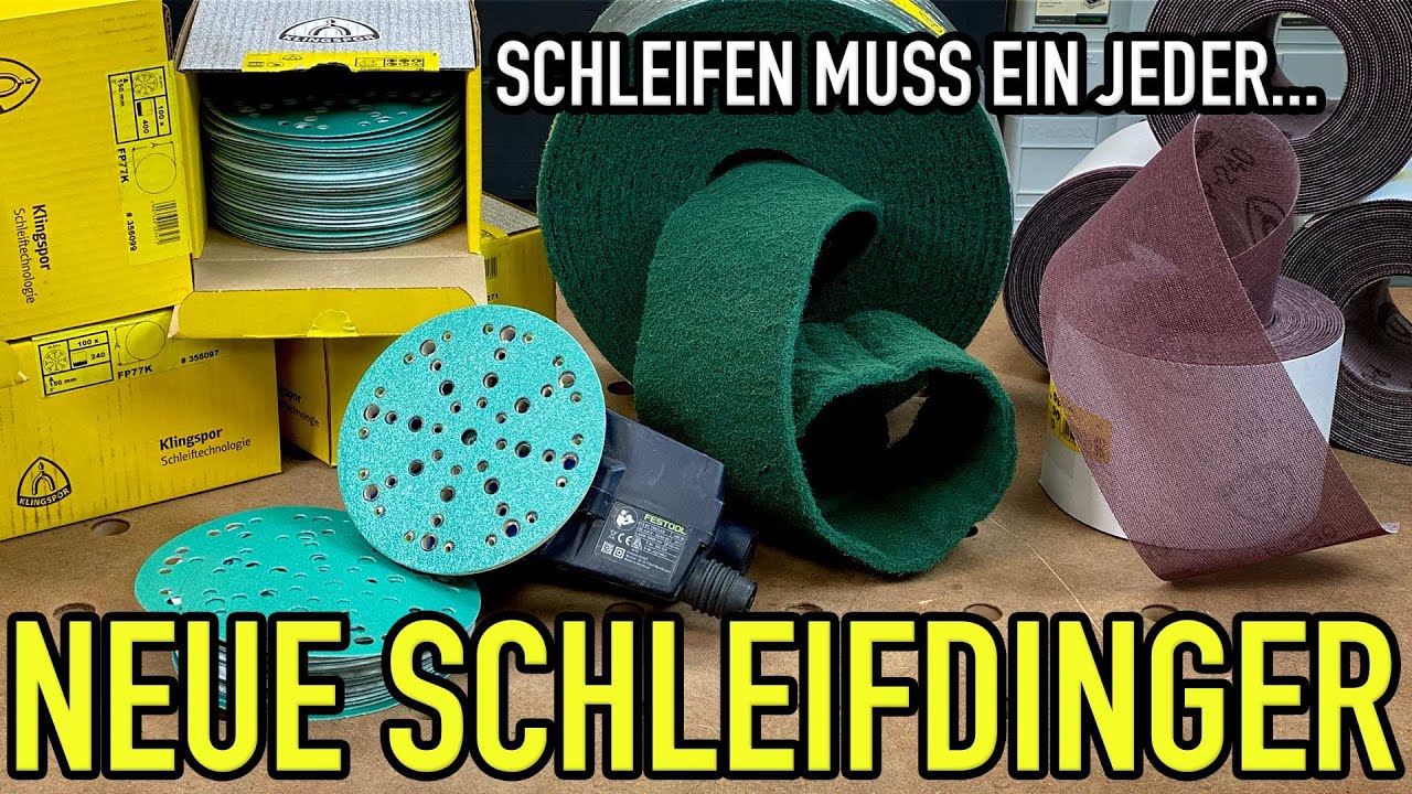 Neue Schleifmittel im Shop / Hochleistungs Schleifscheiben / Vlies und Gitter - Mikes Toolshop