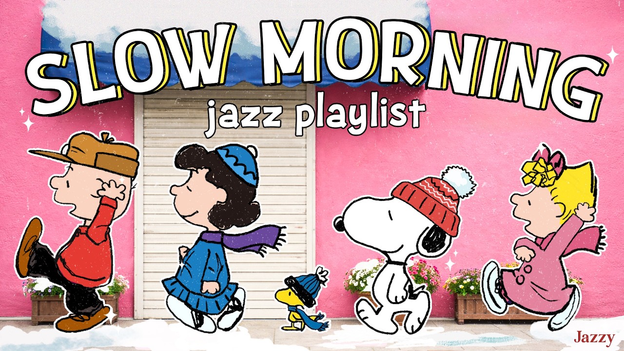 Slow Sunday with Snoopy ☀️🌼| Relaxing Coffee Tunes for Good Morning Vibes by Jazzy