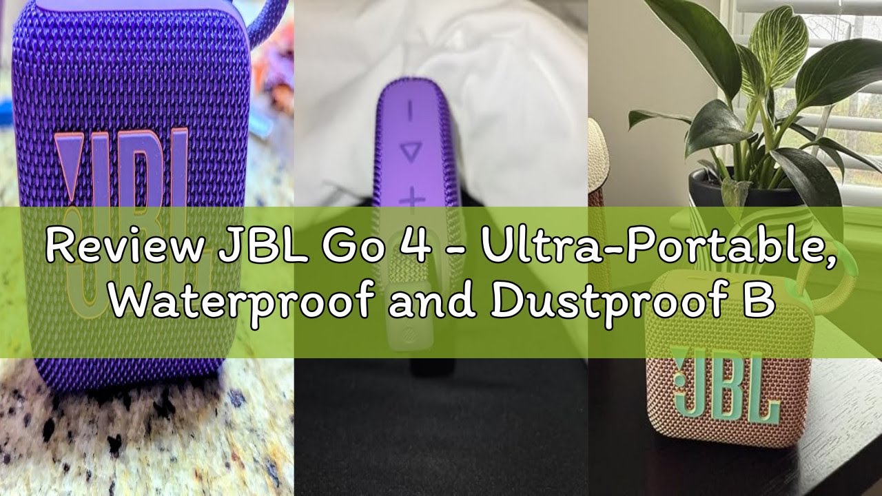 Review JBL Go 4 - Ultra-Portable, Waterproof and Dustproof Bluetooth Speaker, Big JBL Pro Sound with