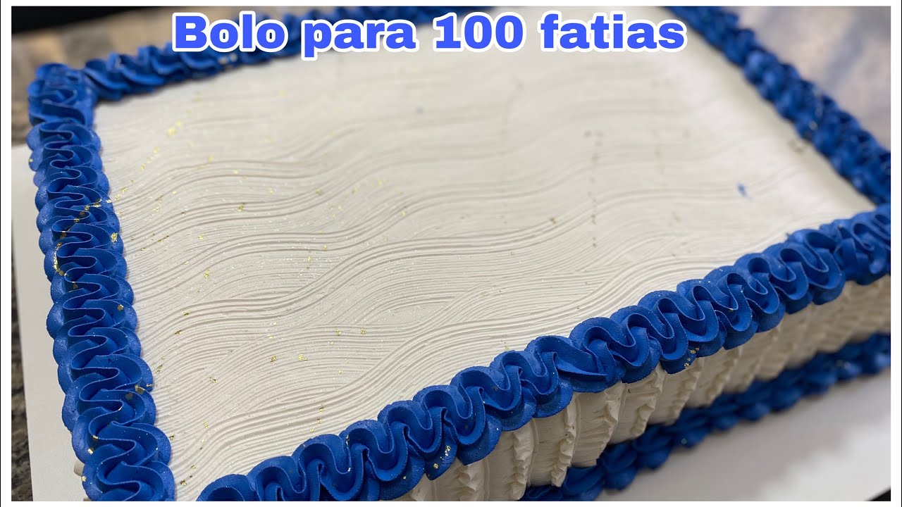BOLO PARA 100 FATIAS| MONTAGEM E DECORAÇÃO| BICO 1 M| SILVANA SOUZA