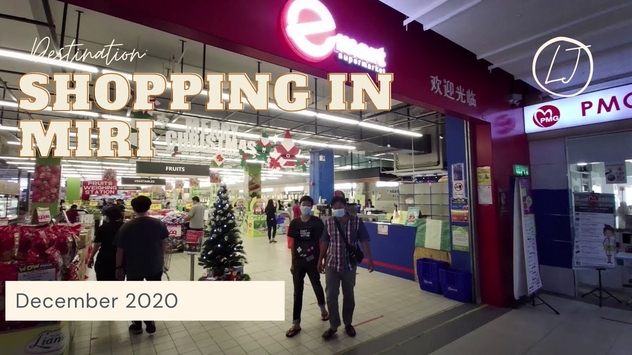Shopping at Emart, Miri, Sarawak, Malaysia [Fimi Palm 2020 Vlog]