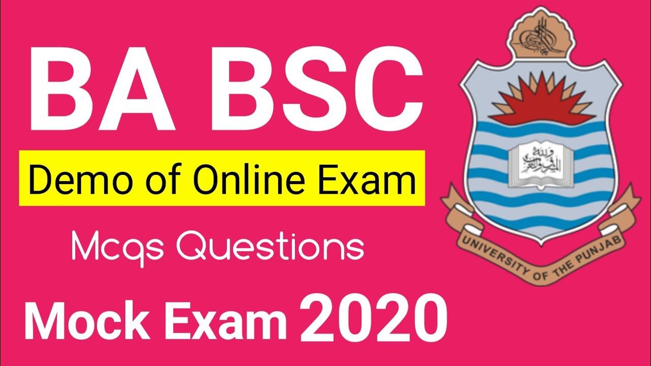 Punjab University BA-BSC Part 2 Online Demo Exam 2020 | PU Mock Examinations Test Start