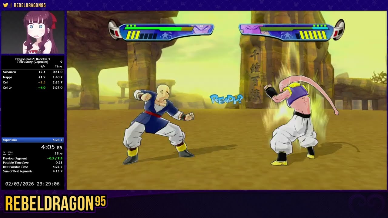 Dragon Ball Z: Budokai 3 (HD) Tien's Story (Capsules) PB - 4:19