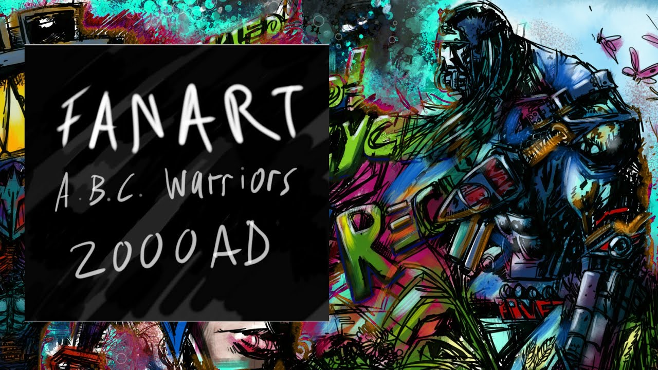 A.B.C. Warriors - Simon Bisley -  Fanart Inking.