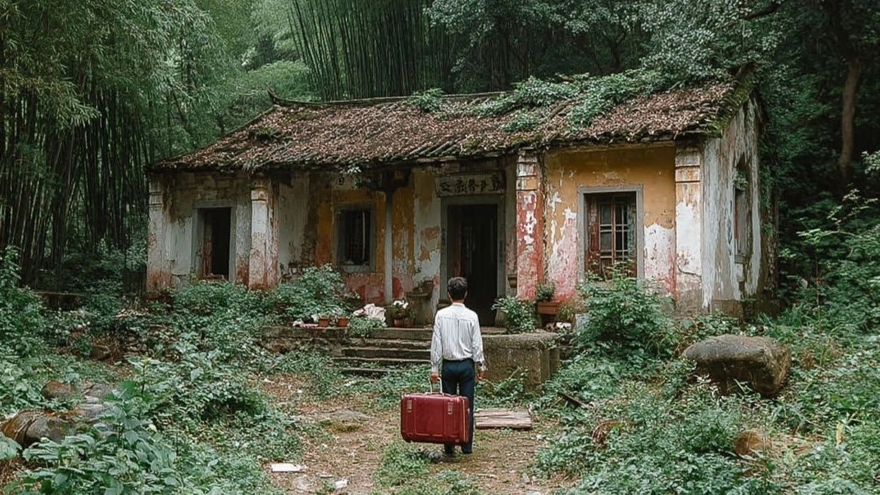 Extreme renovation: A man restores an abandoned house and creates a beautiful garden in the forest