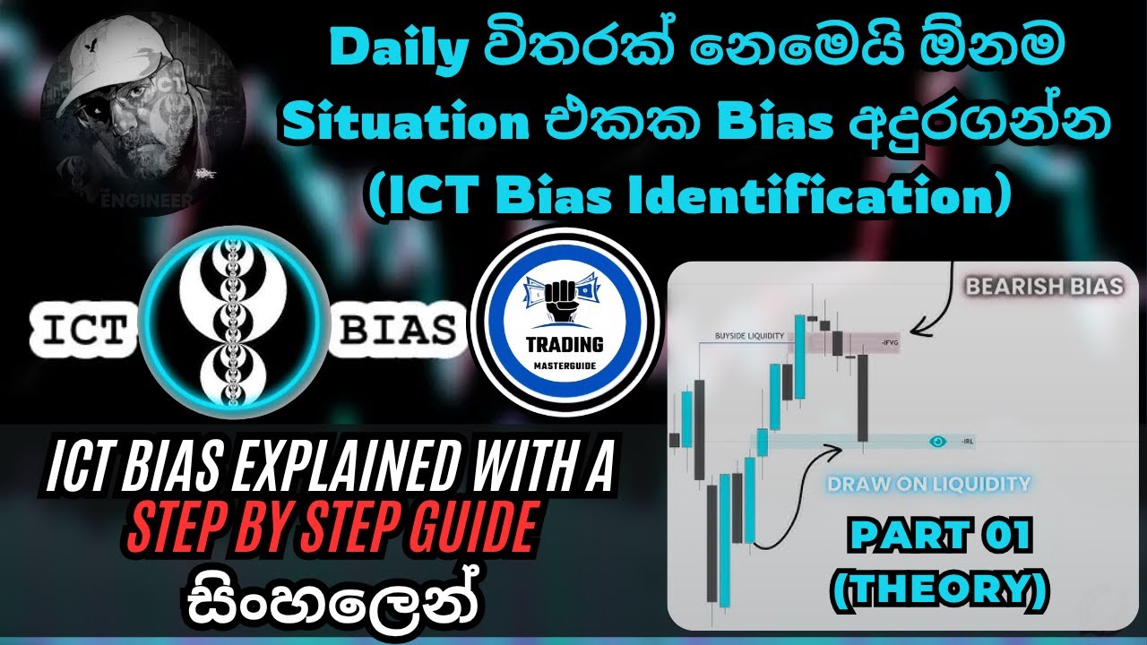 Trading Bias Identification ICT සිංහලෙන් | (Part 01 - Theory) | Trading Masterguide #ict #dailybias
