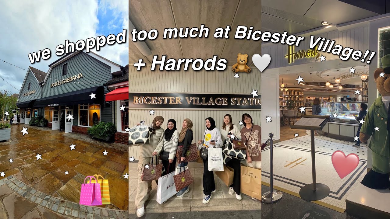 Vlog #9 | We shopped too much at Bicester Village!! + Harrods 🧸🤍