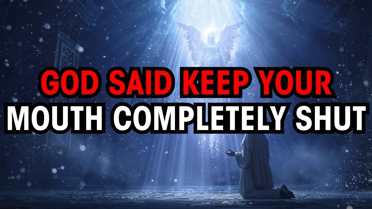 Chosen Ones, This Instruction Is Clear &mdash; Hold Your Tongue; This is Not The Time To Talk
