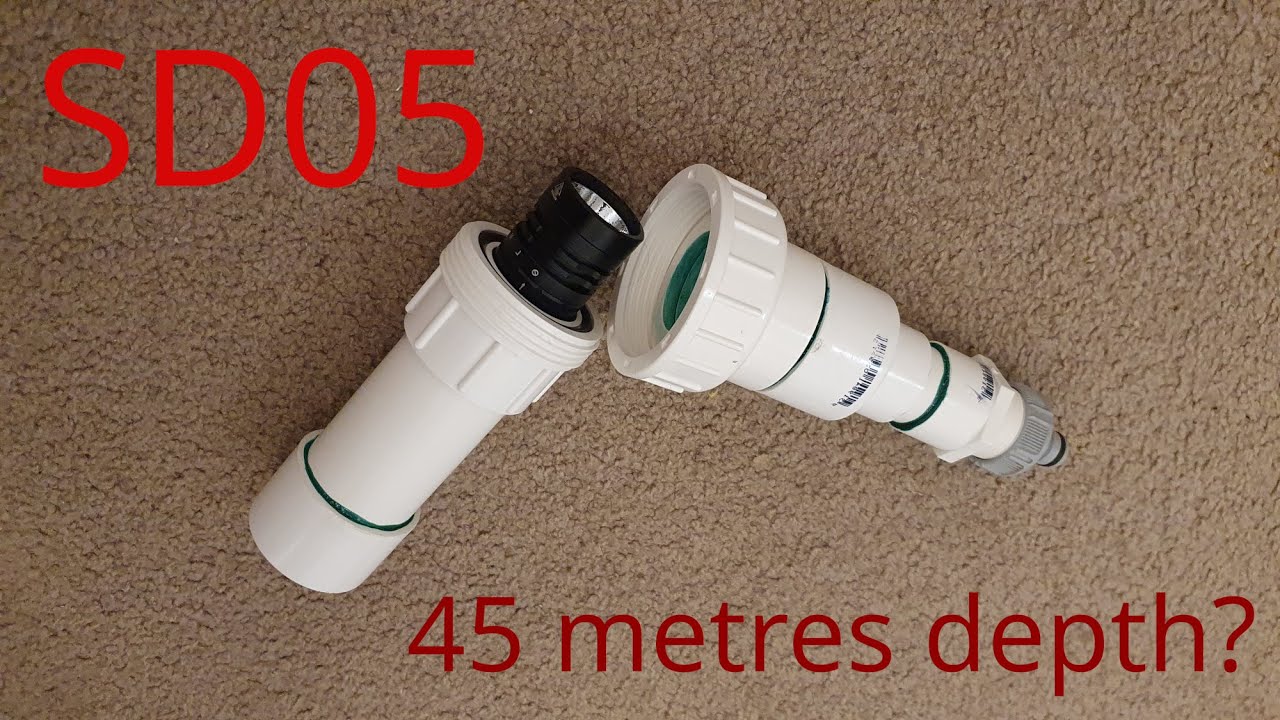 Sofirn SD05 - 80 PSI watter pressure test (~45 metres deep)