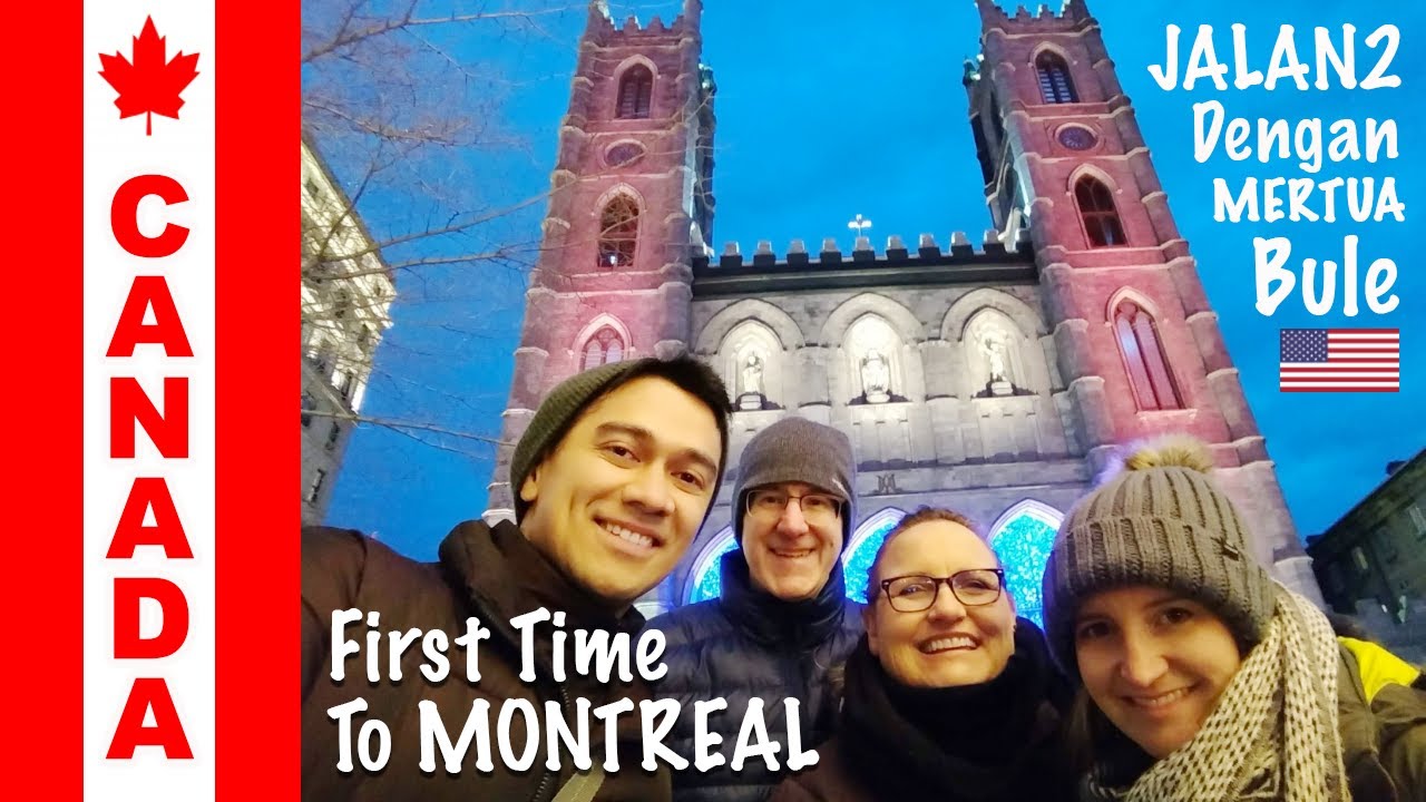 REAKSI SUAMI INDONESIA DIAJAK ISTRI & MERTUA BULE AMERIKA KE KANADA | FIRST TIME TO MONTREAL