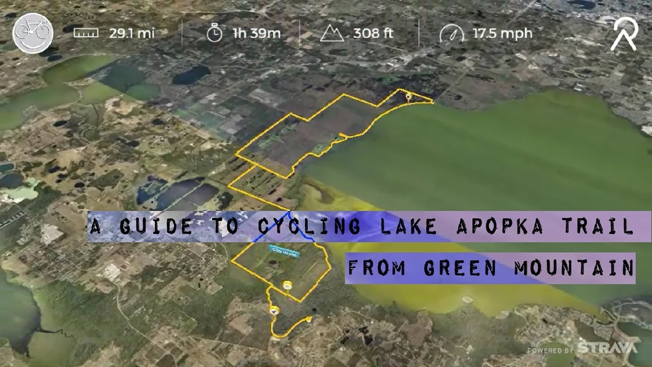 A Guide to cycling Lake Apopka Trail from Green Mountain (with metrics and commentary)