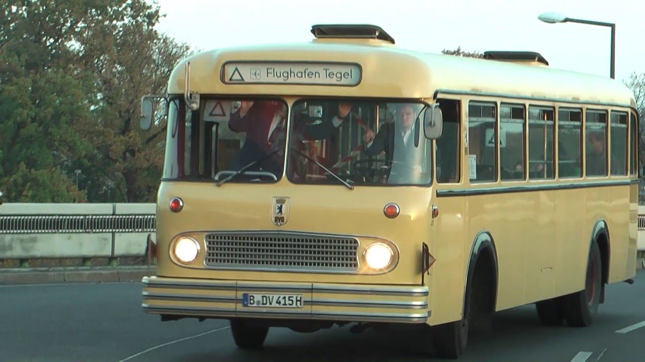 BVG Oldies verabschieden unseren TXL Airport 8.11.2020