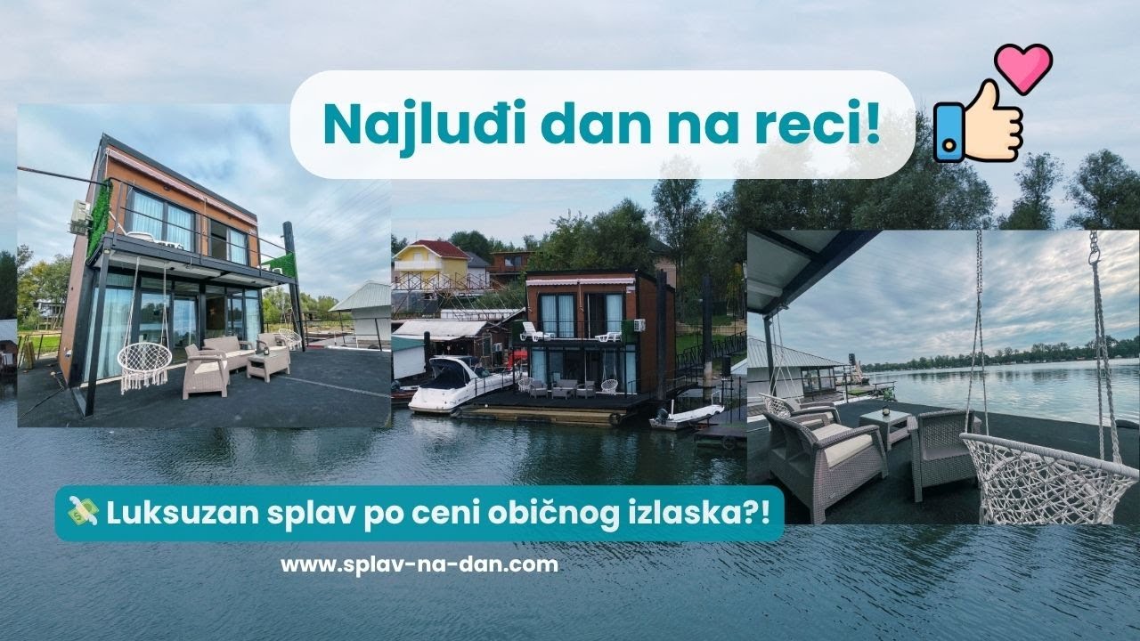 Splav na dan Nuevo – gde dobra energija uvek ispliva na površinu! Proslave do 15 gostiju!