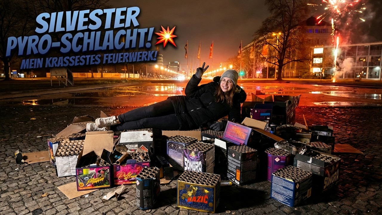 XXL Feuerwerksmischung an Silvester | Silvester Vorfreude 2025/26