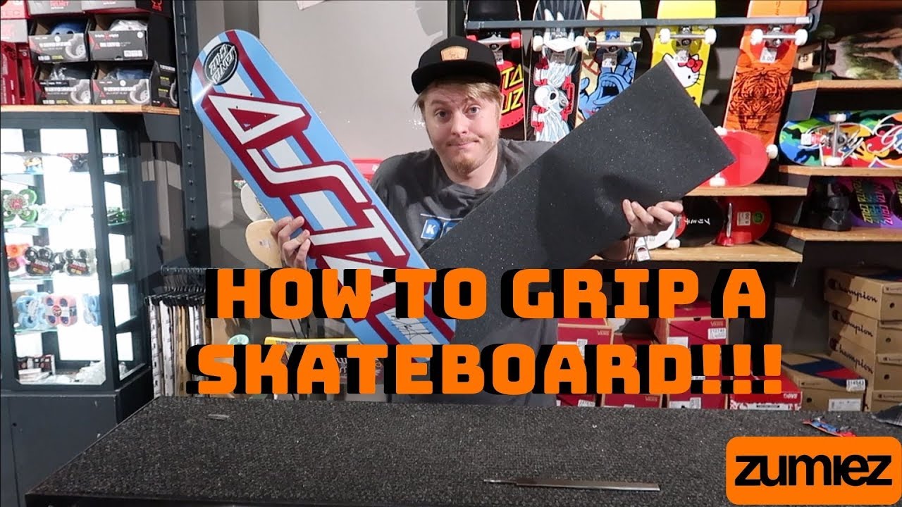 Tips for Cutting Griptape! | Skate how to: How to Grip a skateboard