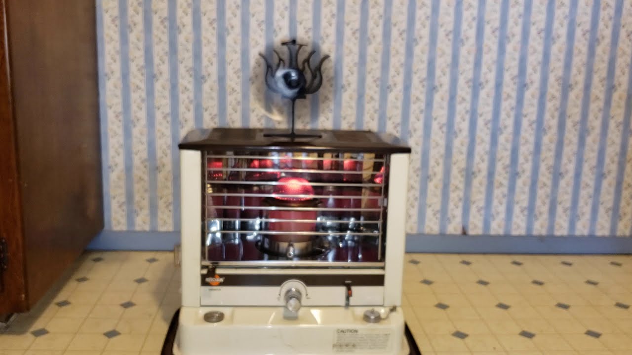 Kero-Sun Radiant 8 kerosene heater with stove fan