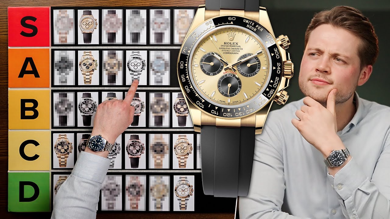 Руководство покупателя часов Rolex Daytona: от худшего к лучшему