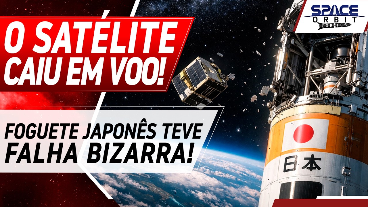 SATÉLITE CAIU DE FOGUETE JAPONÊS EM VOO!!!