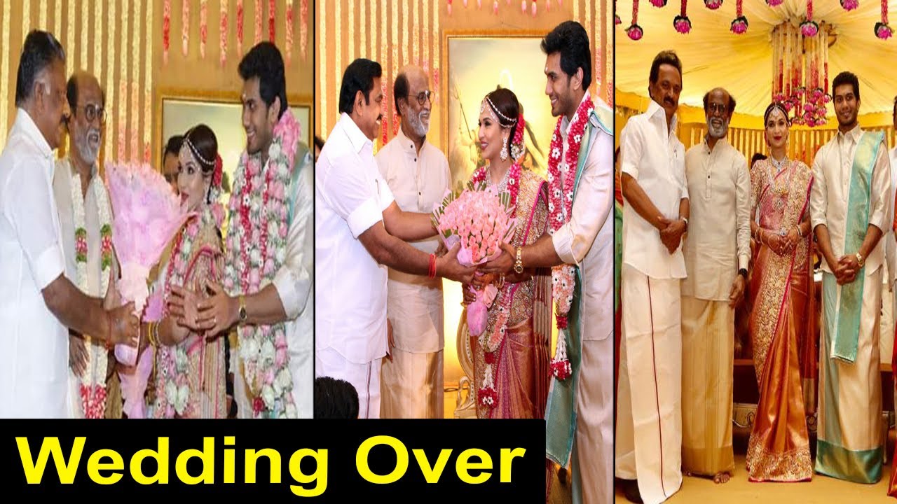 Soundarya Rajinikanth Wedding: ரஜினியின் இளைய மகள் சவுந்தர்யா திருமணம்- Filmibeat Tamil