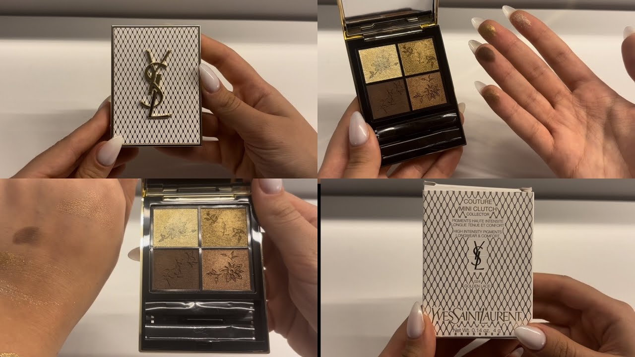 Unboxing YSL Couture Mini Clutch Collector | 024 Golden Lace