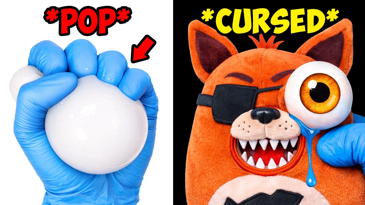 I Turned FNAF Plushies Into CURSED Fidget Toys