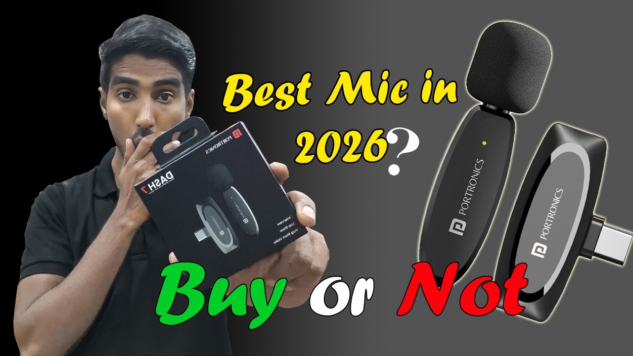 Best Mic in 2026? Portronic Wireless Mic @techwithmd