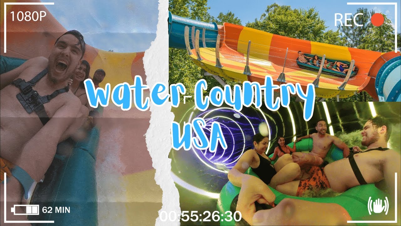 Water Country USA, El parque de agua mas grande de Virginia, recorrido completo