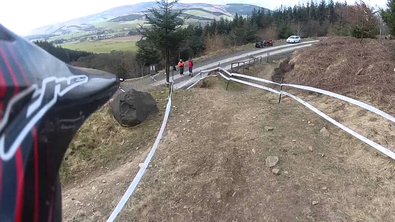 SDA Innerleithen 2013 Matador practice run 20th April