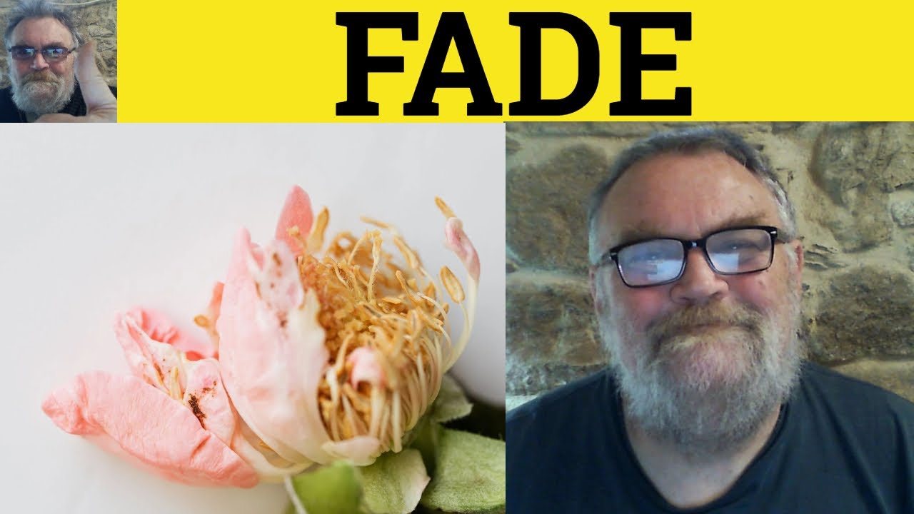 🔵 Fade Meaning - Fade Examples - Fade In Fade Out Fade Away - Defined - Fade