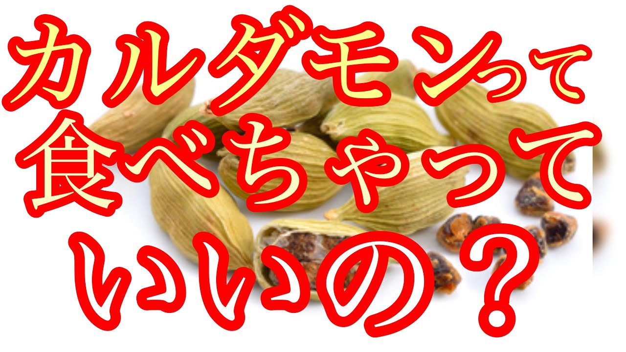 カルダモンって食べちゃっていいの？もうやんカレーの緑のカレーにぷかぷか浮いてる　あれ　です。