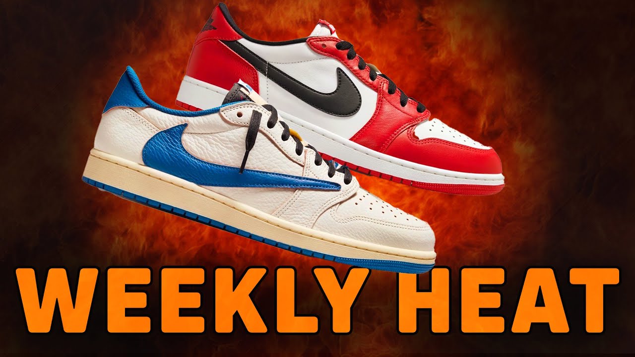 WEEKLY HEAT! TRAVIS SCOTT AIR JORDAN 1 LOW FRAGMENT & JORDAN 1 LOW CHICAGO