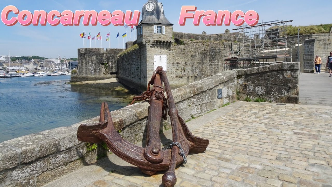 Visit The town of Concarneau, Brittany Region (Bretagne), France.