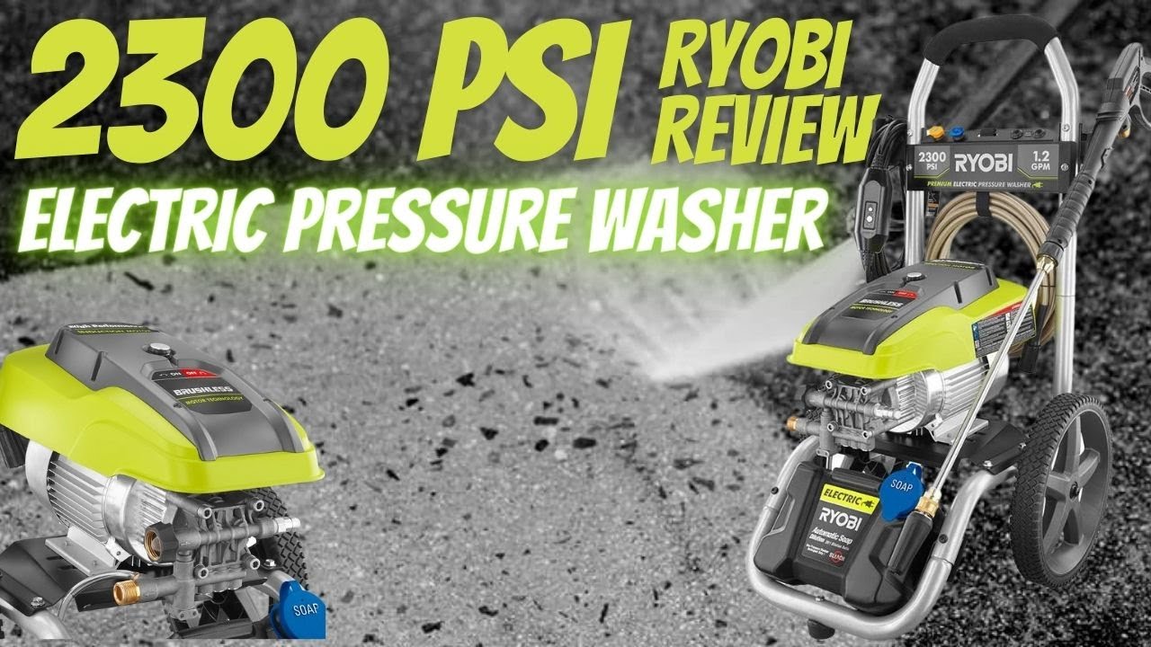 Ryobi 2300psi Electric Pressure Washer REVIEW | Power Washer | Pressure and GPM test | Car Detailing