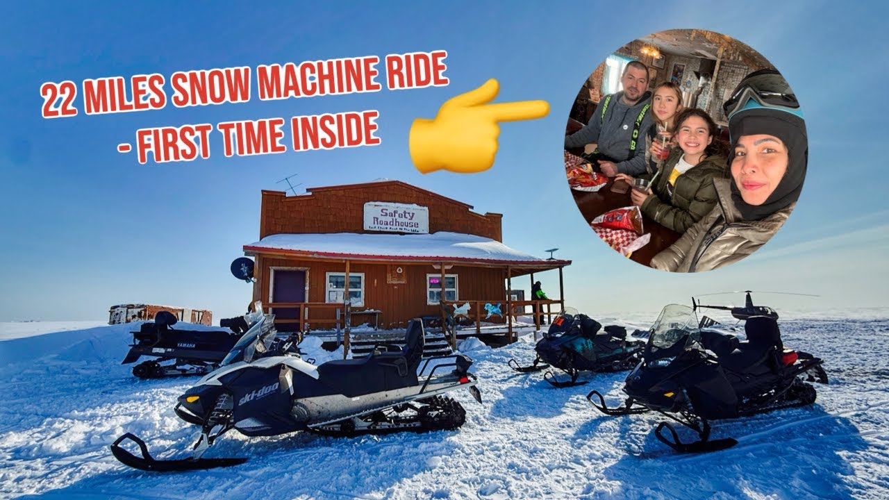 Наше первое посещение самого отдаленного бара на Аляске. (Последний контрольный пункт гонки &laquo;Идит...