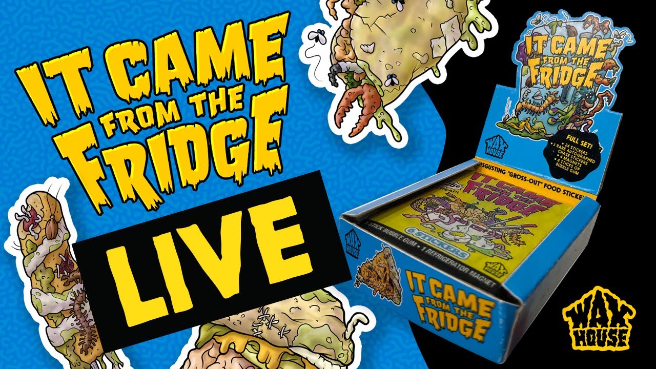 Drawing Gross-Out Food Sketch Cards! LIVE