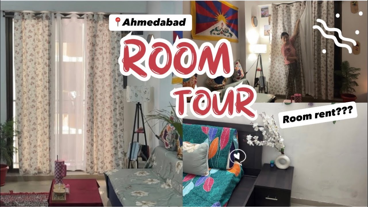 My room tour vlog || how much rent and all exploring the area || #trending #ahmedabad #tibetan 😇🙏🧿..
