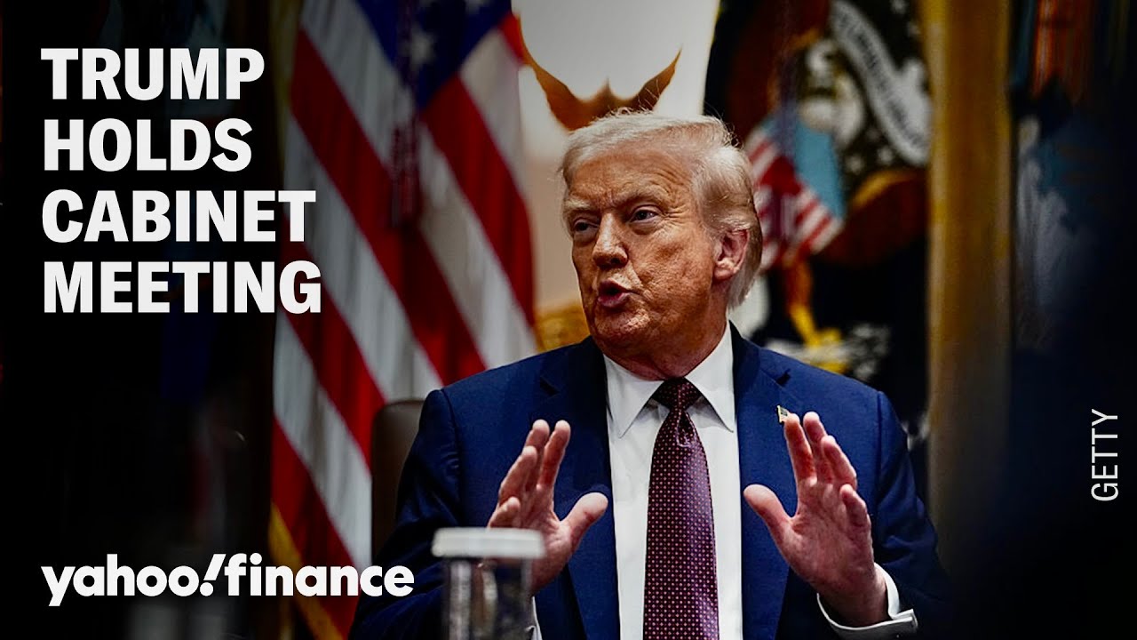 President Trump holds Cabinet meeting