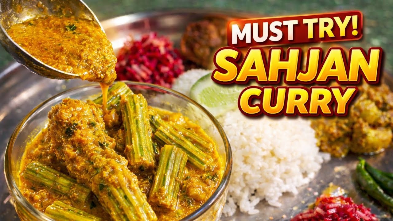 Sahjan ki Sabzi 😋 | Drumstick Curry Recipe | Simple & Tasty