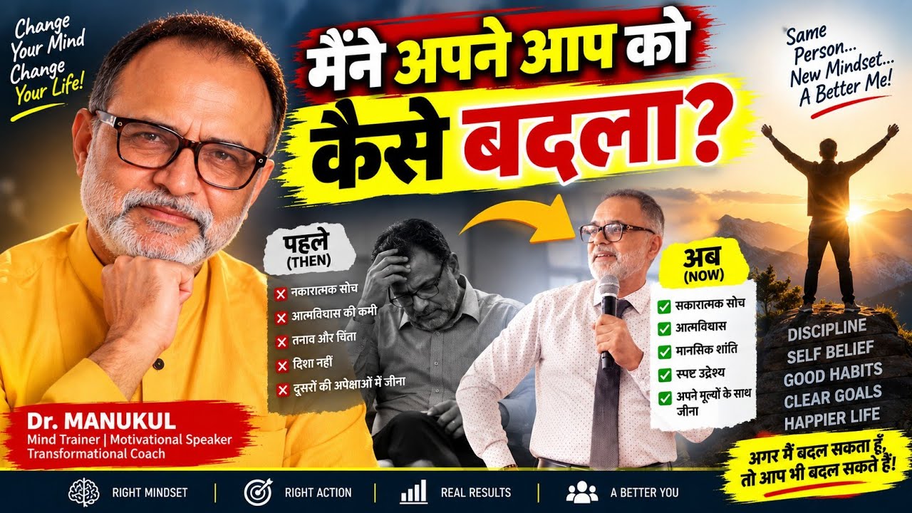 मैंने अपने आप को कैसे बदला? | डॉ मनुकुल 
