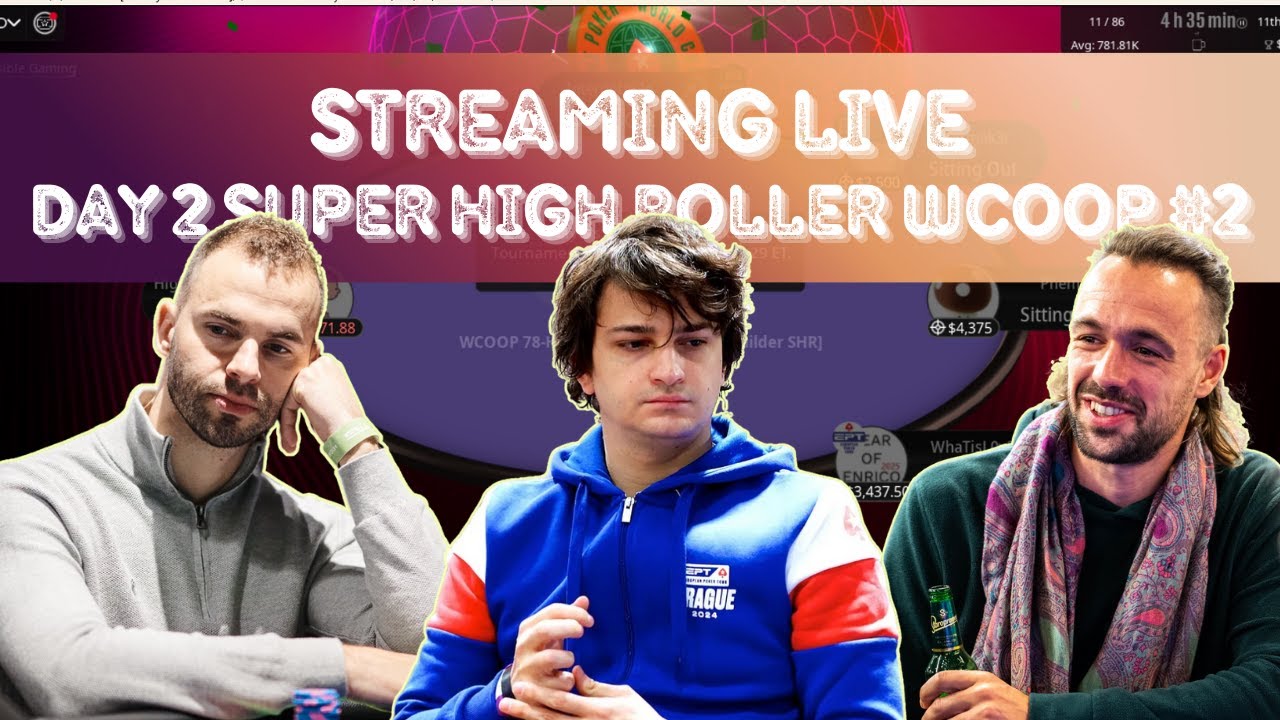 📺 LIVE STREAMING Enrico Camosci at Final Table $5k Bounty Builder Super High Roller WCOOP